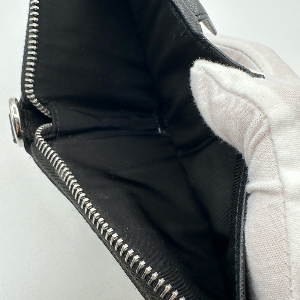 Prada Black Nylon Compact Zip-Around Wallet - Picture 12 of 15